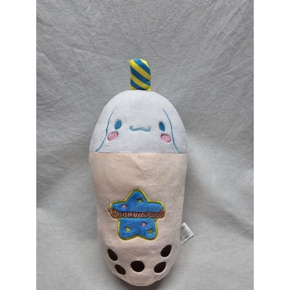 Hello Kitty and Friends Cinnamoroll Plush Boba Tea. Sanrio. 10 inches